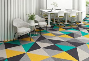 辦公室地毯--平圈素色方塊毯--粉彩